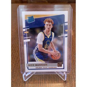 2020 2021 Donruss Basketball Nico Mannion Rookie Card Cards NBA